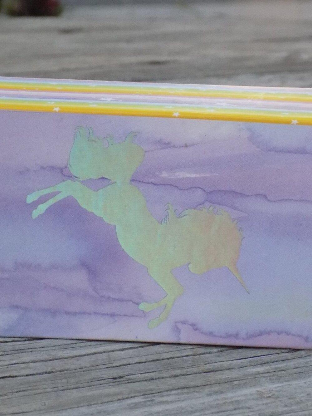 UNICORN LITTLE PASTEL BOX STORAGE JEWELRY BOX *